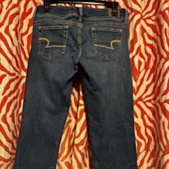 American Eagle Slim Boot cut Jeans with Stretch, Dark Wash, Size 4 - Picture 5 of 9